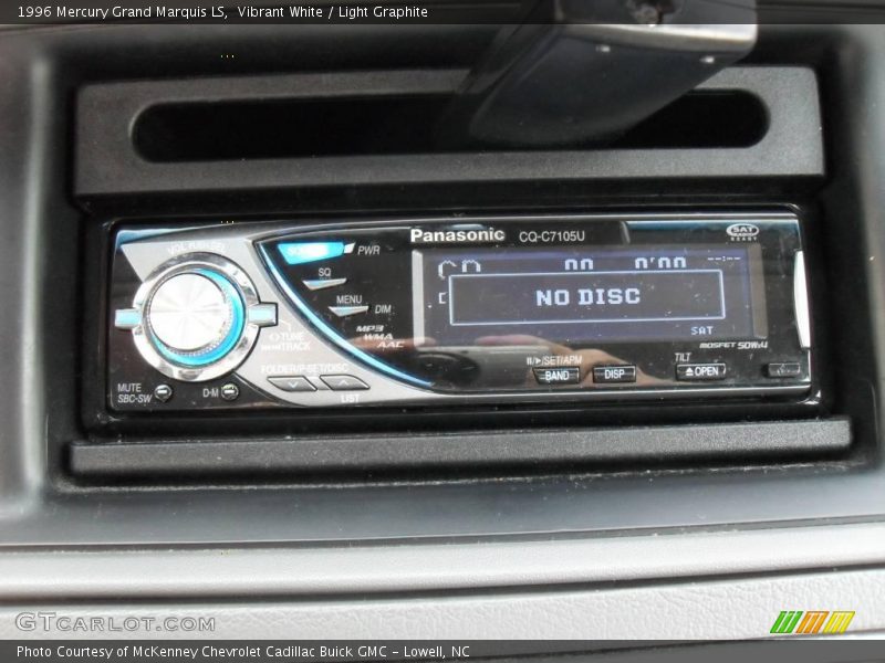 Vibrant White / Light Graphite 1996 Mercury Grand Marquis LS