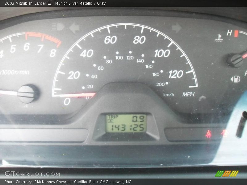 Munich Silver Metallic / Gray 2003 Mitsubishi Lancer ES