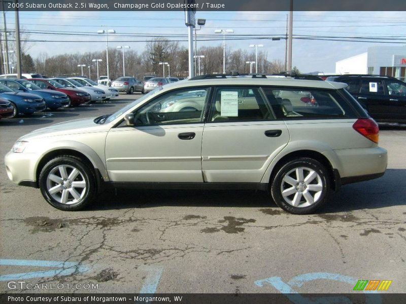 Champagne Gold Opalescent / Taupe 2006 Subaru Outback 2.5i Wagon