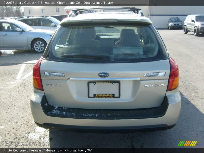 Champagne Gold Opalescent / Taupe 2006 Subaru Outback 2.5i Wagon