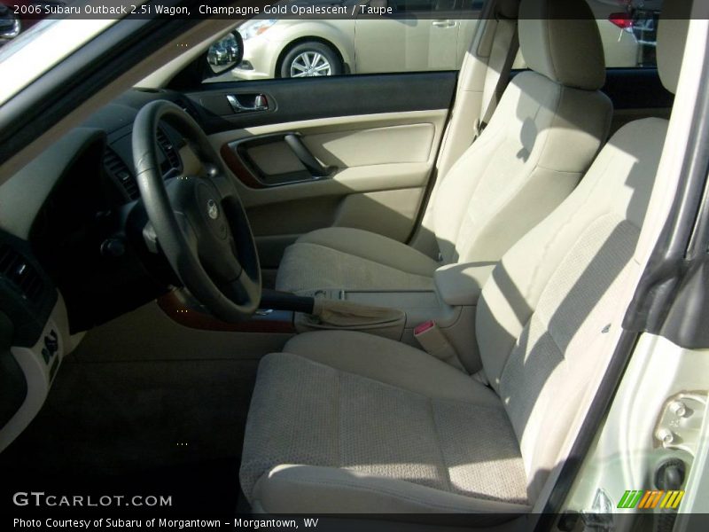 Champagne Gold Opalescent / Taupe 2006 Subaru Outback 2.5i Wagon