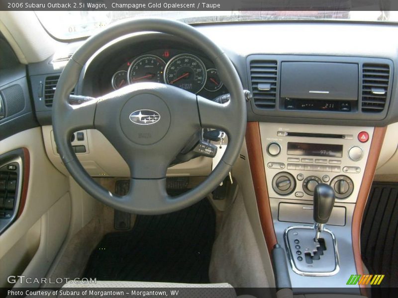 Champagne Gold Opalescent / Taupe 2006 Subaru Outback 2.5i Wagon