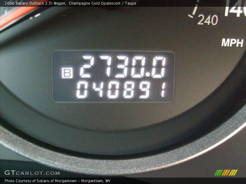 Champagne Gold Opalescent / Taupe 2006 Subaru Outback 2.5i Wagon