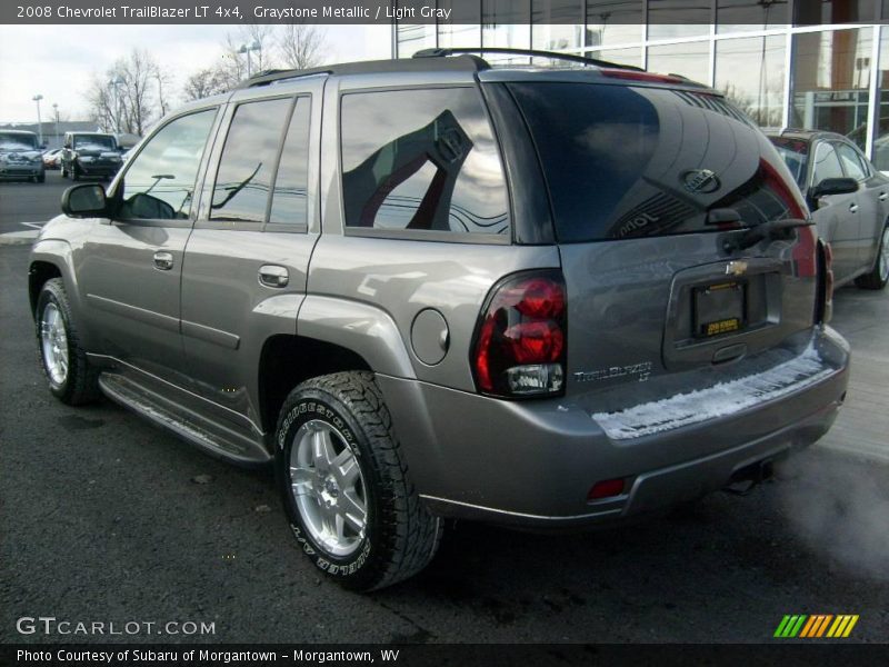 Graystone Metallic / Light Gray 2008 Chevrolet TrailBlazer LT 4x4