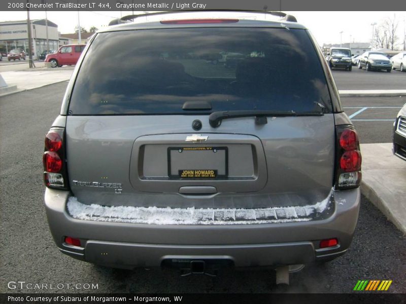 Graystone Metallic / Light Gray 2008 Chevrolet TrailBlazer LT 4x4