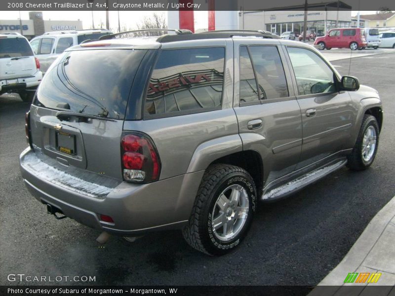 Graystone Metallic / Light Gray 2008 Chevrolet TrailBlazer LT 4x4