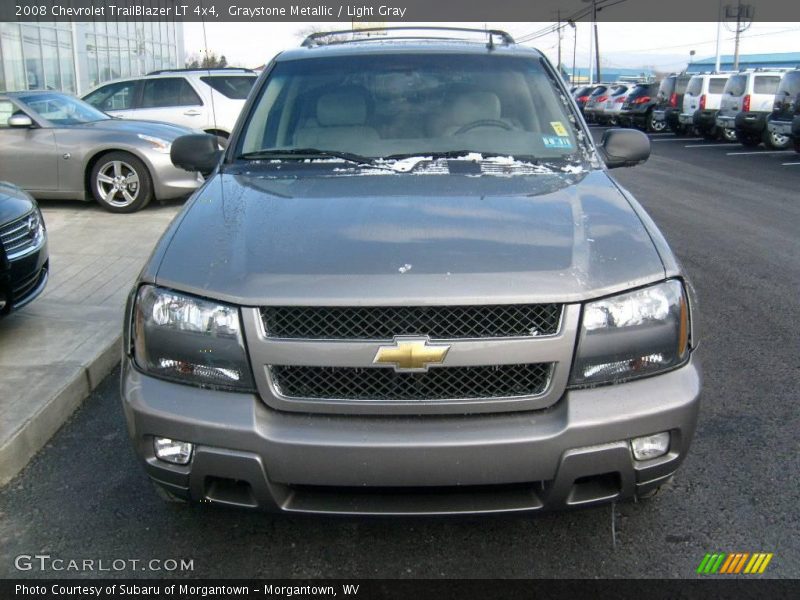 Graystone Metallic / Light Gray 2008 Chevrolet TrailBlazer LT 4x4