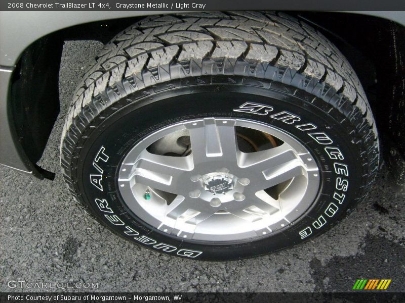 Graystone Metallic / Light Gray 2008 Chevrolet TrailBlazer LT 4x4