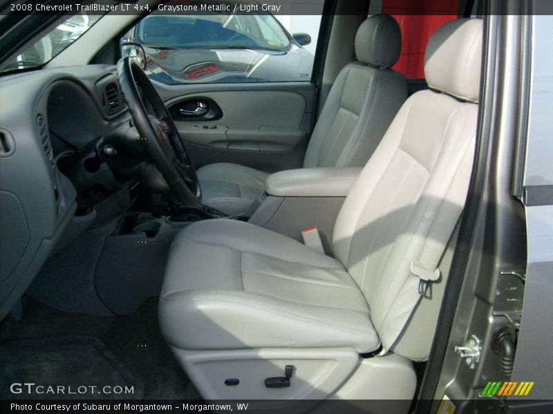 Graystone Metallic / Light Gray 2008 Chevrolet TrailBlazer LT 4x4
