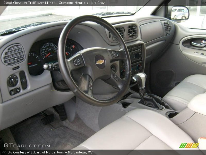 Graystone Metallic / Light Gray 2008 Chevrolet TrailBlazer LT 4x4