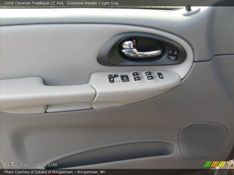 Graystone Metallic / Light Gray 2008 Chevrolet TrailBlazer LT 4x4