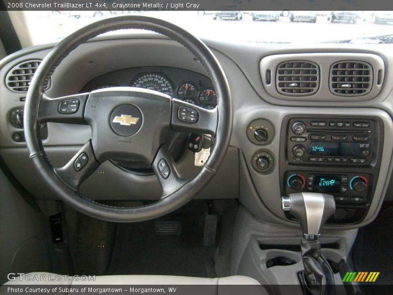 Graystone Metallic / Light Gray 2008 Chevrolet TrailBlazer LT 4x4