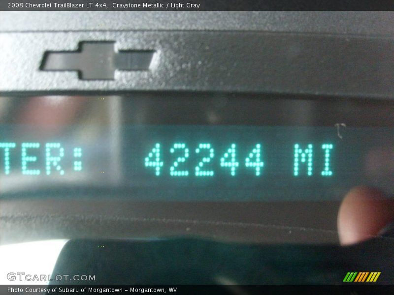 Graystone Metallic / Light Gray 2008 Chevrolet TrailBlazer LT 4x4