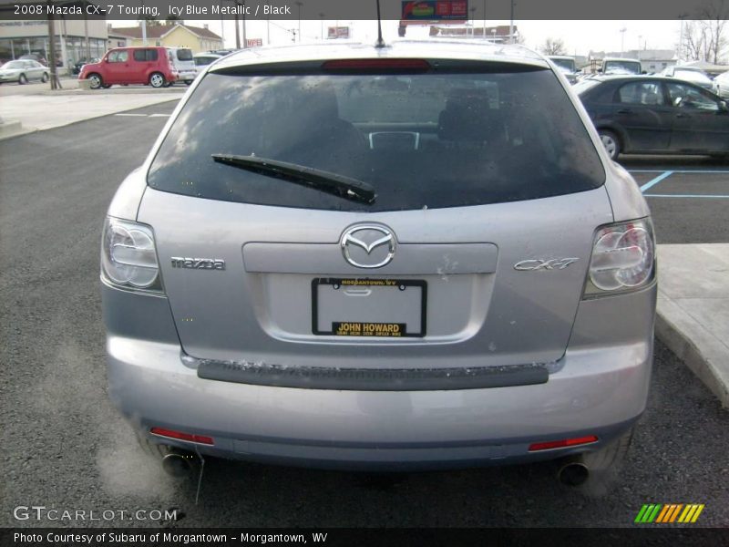 Icy Blue Metallic / Black 2008 Mazda CX-7 Touring
