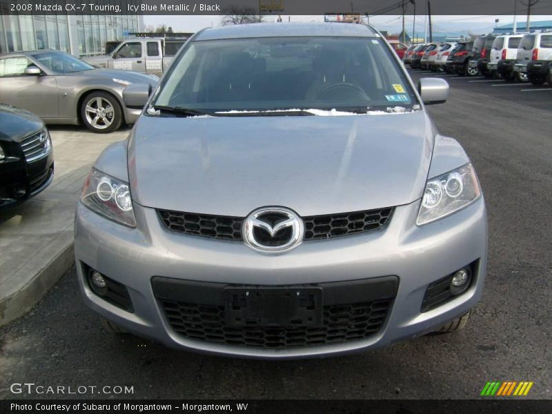 Icy Blue Metallic / Black 2008 Mazda CX-7 Touring