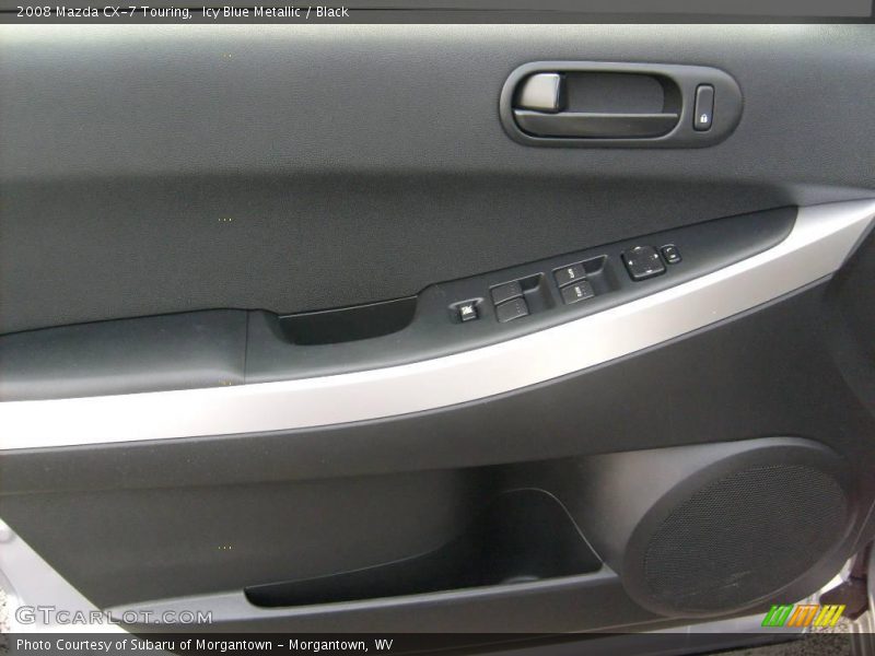 Icy Blue Metallic / Black 2008 Mazda CX-7 Touring