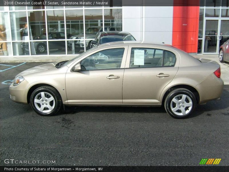 Sandstone Metallic / Neutral 2008 Chevrolet Cobalt LT Sedan