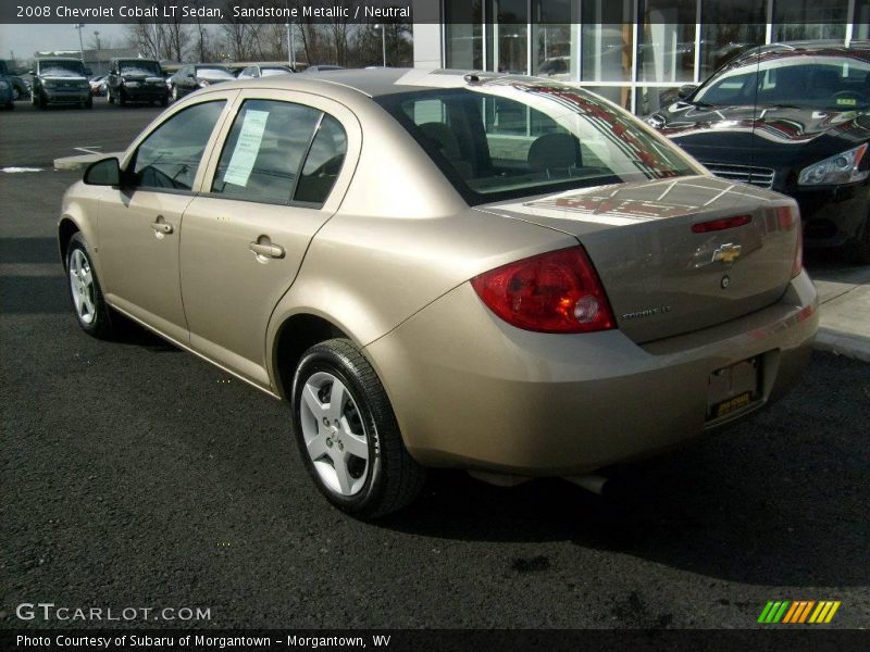 Sandstone Metallic / Neutral 2008 Chevrolet Cobalt LT Sedan