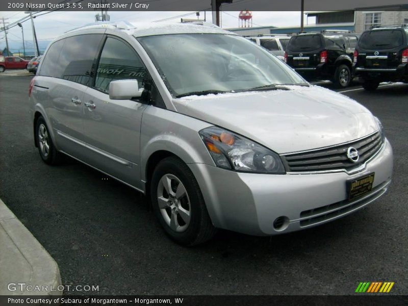 Radiant Silver / Gray 2009 Nissan Quest 3.5 S
