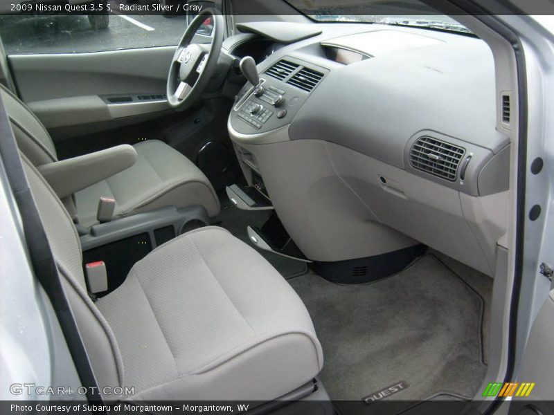 Radiant Silver / Gray 2009 Nissan Quest 3.5 S