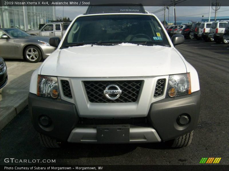 Avalanche White / Steel 2009 Nissan Xterra X 4x4