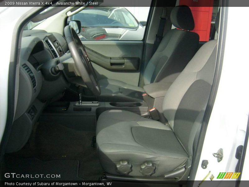 Avalanche White / Steel 2009 Nissan Xterra X 4x4