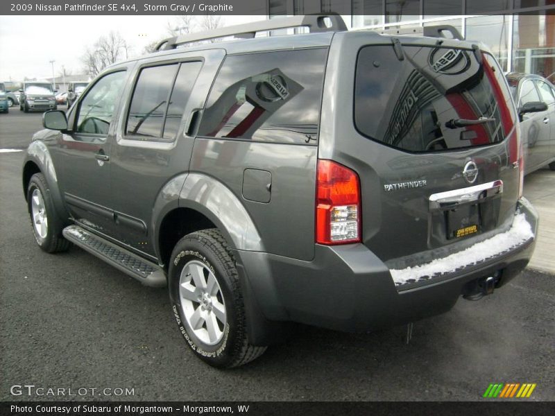 Storm Gray / Graphite 2009 Nissan Pathfinder SE 4x4