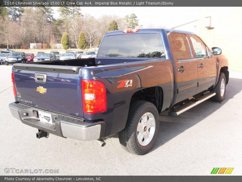 Imperial Blue Metallic / Light Titanium/Ebony 2010 Chevrolet Silverado 1500 LT Crew Cab 4x4