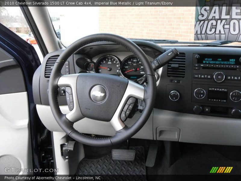 Imperial Blue Metallic / Light Titanium/Ebony 2010 Chevrolet Silverado 1500 LT Crew Cab 4x4