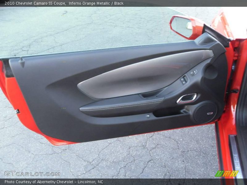 Inferno Orange Metallic / Black 2010 Chevrolet Camaro SS Coupe