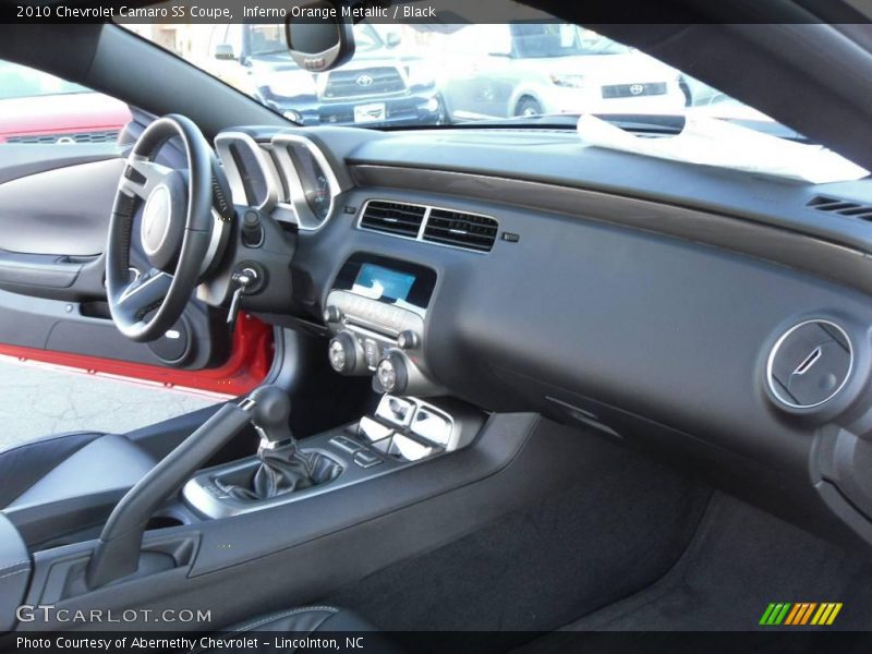 Inferno Orange Metallic / Black 2010 Chevrolet Camaro SS Coupe