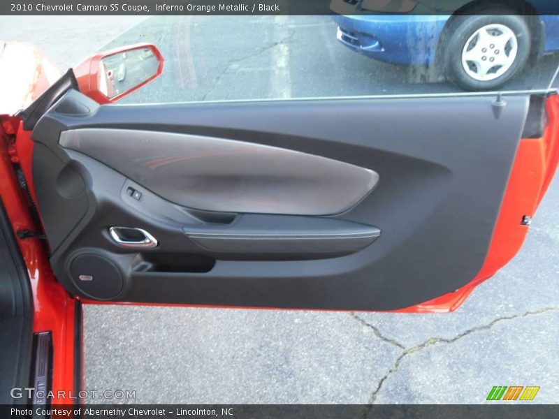Inferno Orange Metallic / Black 2010 Chevrolet Camaro SS Coupe