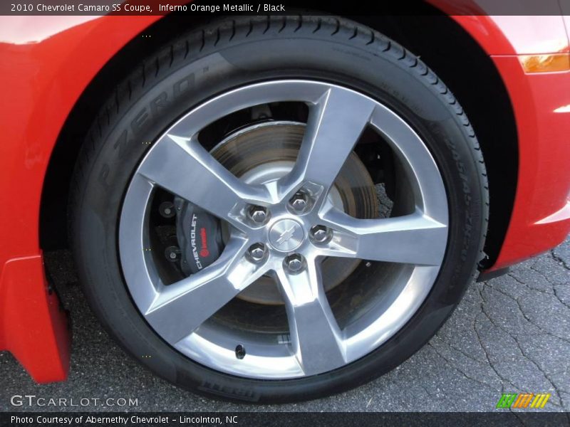 Inferno Orange Metallic / Black 2010 Chevrolet Camaro SS Coupe