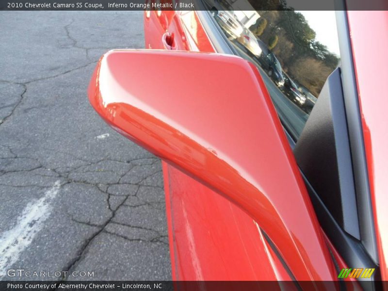 Inferno Orange Metallic / Black 2010 Chevrolet Camaro SS Coupe