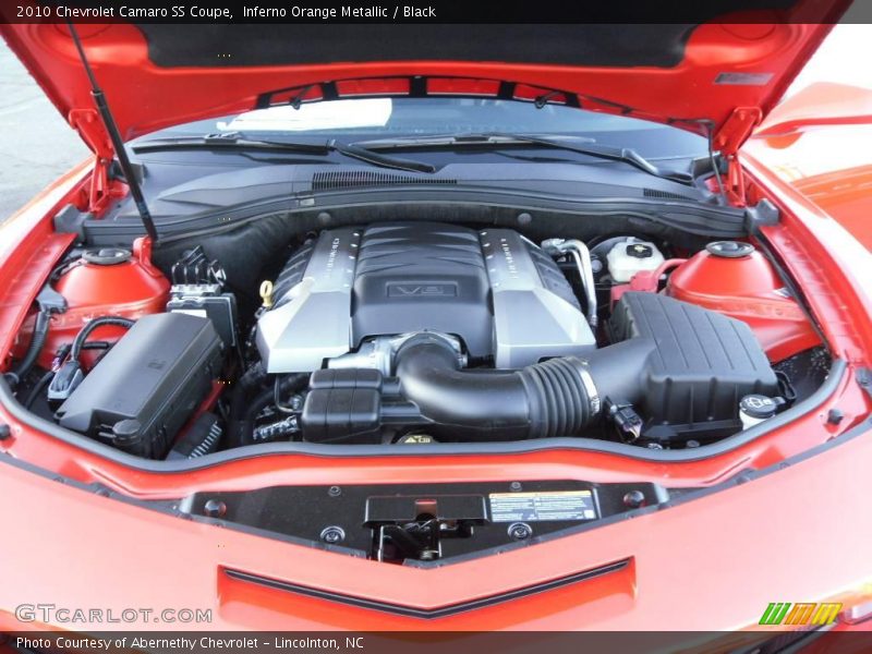 Inferno Orange Metallic / Black 2010 Chevrolet Camaro SS Coupe