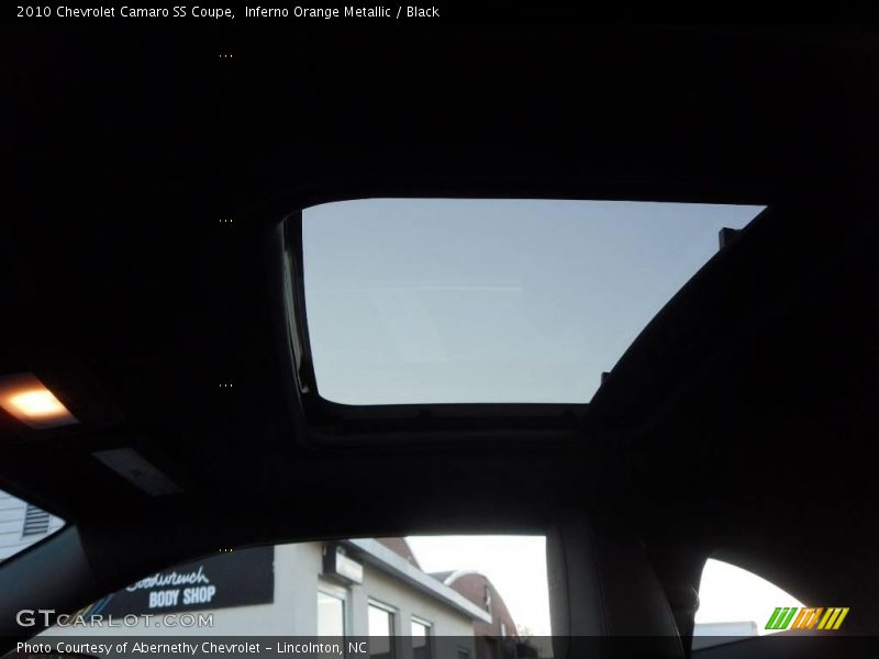 Inferno Orange Metallic / Black 2010 Chevrolet Camaro SS Coupe