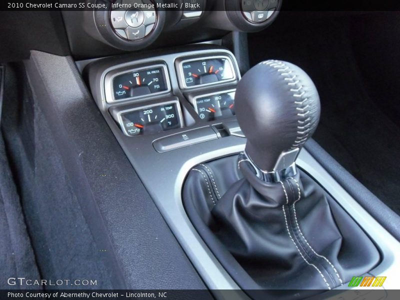 Inferno Orange Metallic / Black 2010 Chevrolet Camaro SS Coupe