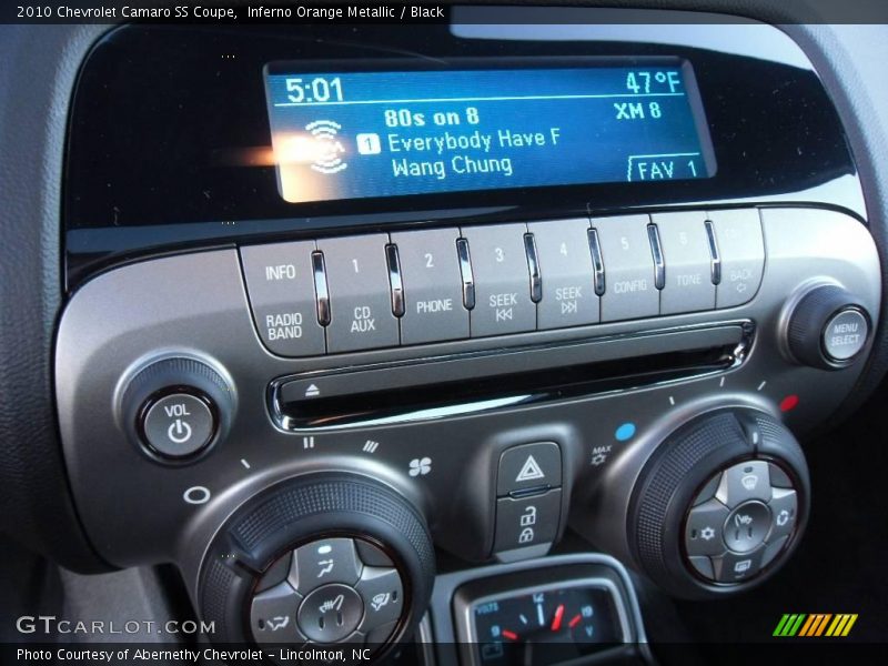 Inferno Orange Metallic / Black 2010 Chevrolet Camaro SS Coupe