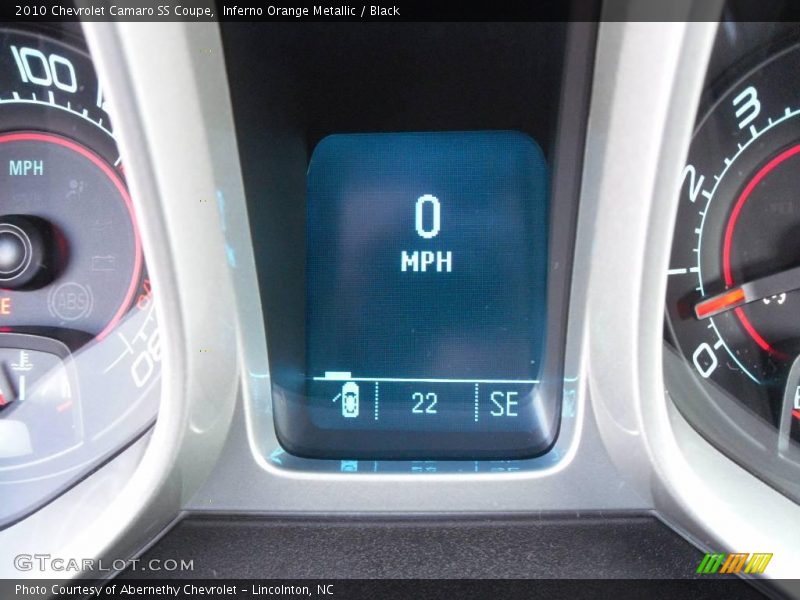 Inferno Orange Metallic / Black 2010 Chevrolet Camaro SS Coupe