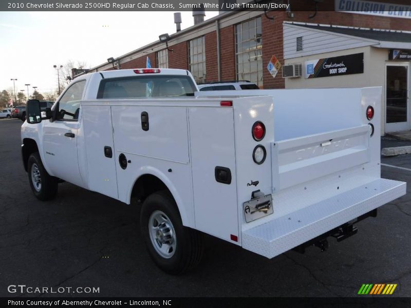 Summit White / Light Titanium/Ebony 2010 Chevrolet Silverado 2500HD Regular Cab Chassis