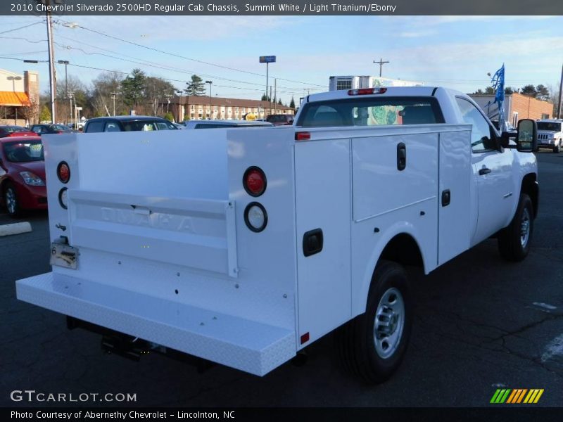 Summit White / Light Titanium/Ebony 2010 Chevrolet Silverado 2500HD Regular Cab Chassis