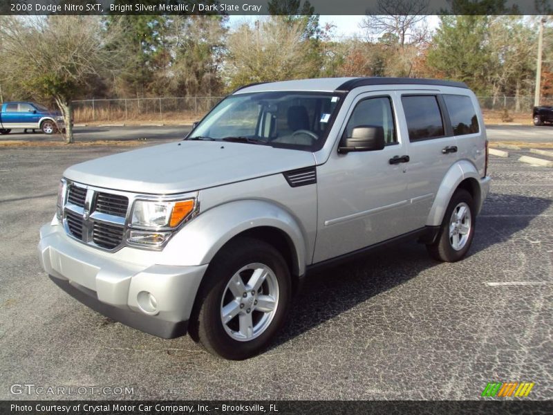 Bright Silver Metallic / Dark Slate Gray 2008 Dodge Nitro SXT