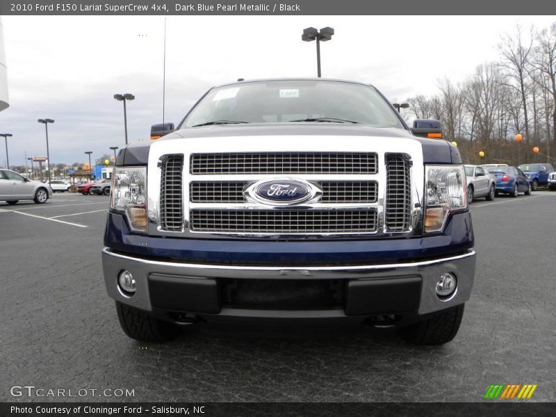 Dark Blue Pearl Metallic / Black 2010 Ford F150 Lariat SuperCrew 4x4