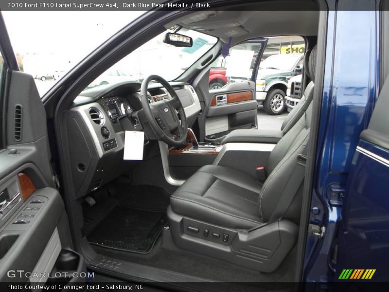 Dark Blue Pearl Metallic / Black 2010 Ford F150 Lariat SuperCrew 4x4