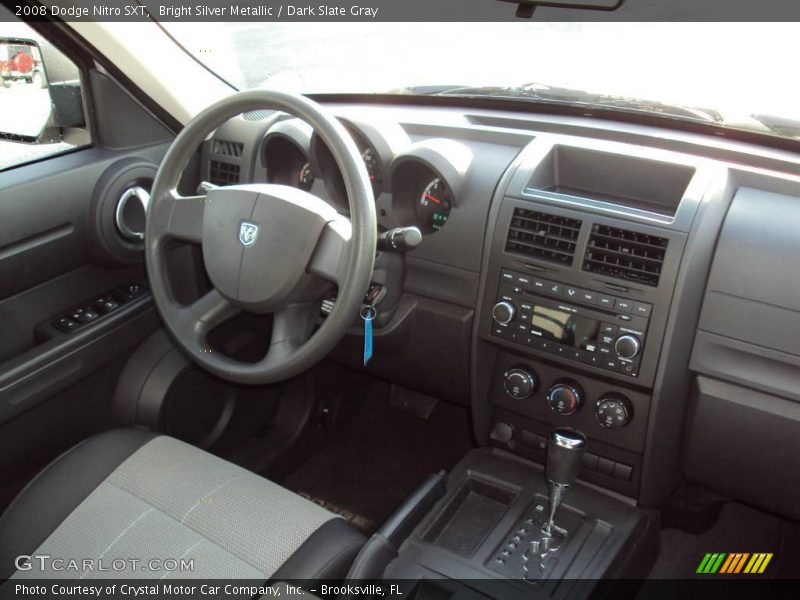 Bright Silver Metallic / Dark Slate Gray 2008 Dodge Nitro SXT