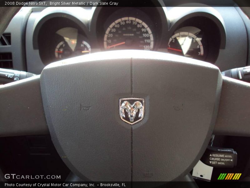 Bright Silver Metallic / Dark Slate Gray 2008 Dodge Nitro SXT