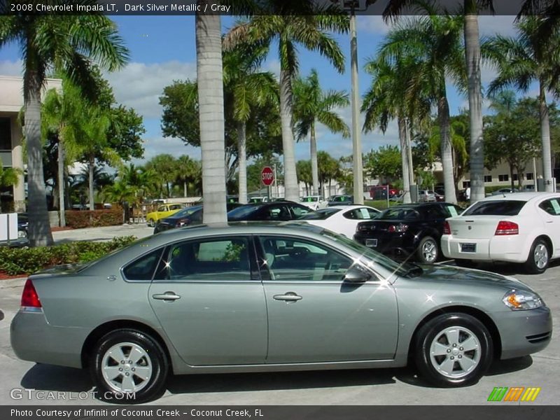 Dark Silver Metallic / Gray 2008 Chevrolet Impala LT