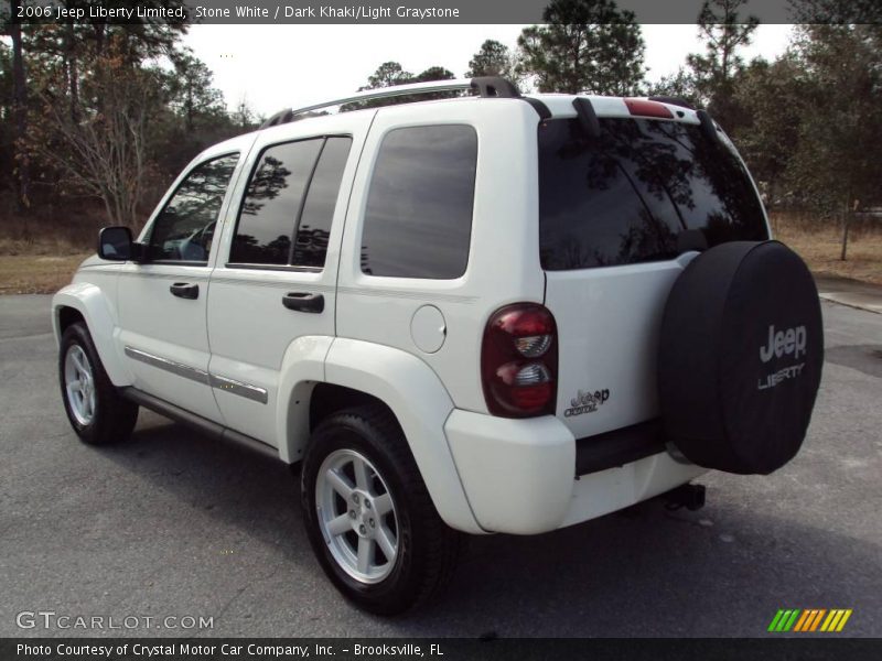 Stone White / Dark Khaki/Light Graystone 2006 Jeep Liberty Limited