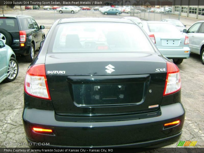 Black Pearl Metallic / Black 2009 Suzuki SX4 Touring Sport Sedan