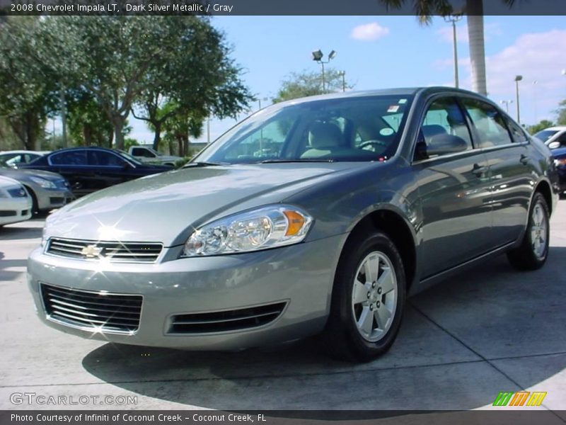 Dark Silver Metallic / Gray 2008 Chevrolet Impala LT